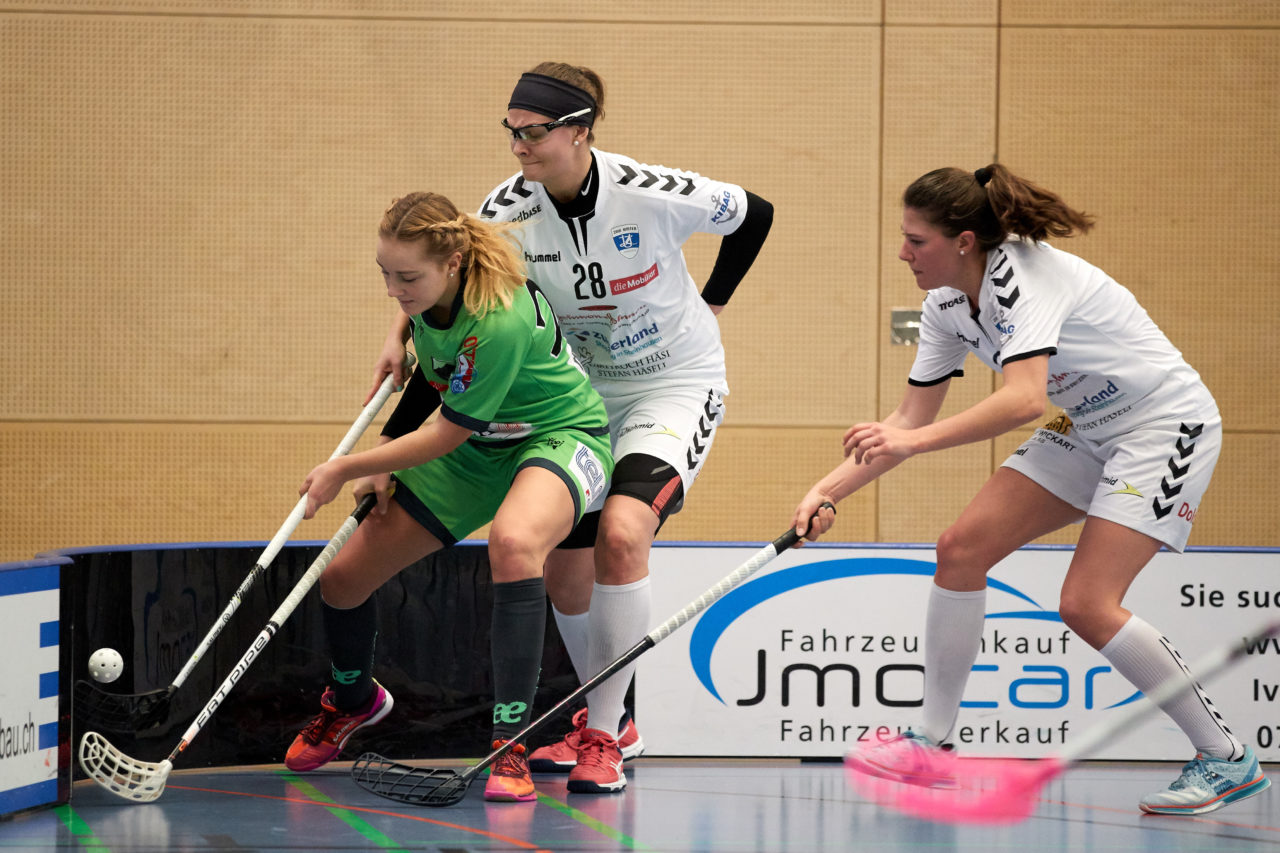 Zug United Damen NLA 
Zug United - Unihockey Berner Oberland 
Resultat 1 : 6 am 7. Januar 2018 in der Sporthalle  Hofmatt in Oberägeri 
Bild: Michael Peter