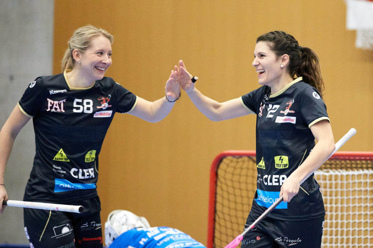 Zug United Damen NLA
Zug United - Red Ants Rychenberg Winterthur 
Resultat 1 : 11 am 20. Januar 2018 in der Sporthalle  Schönenbühl in Unterägeri 
Bild: Michael Peter