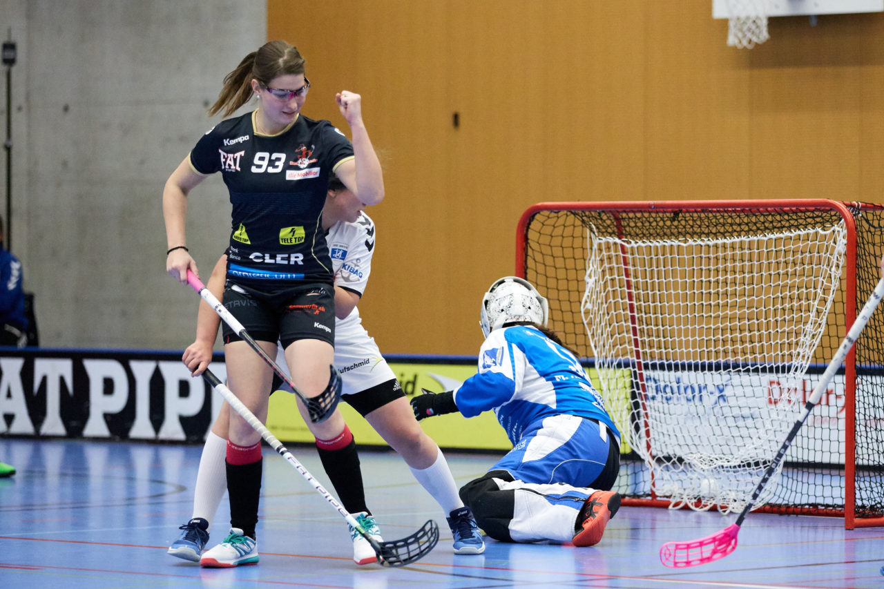 Zug United Damen NLA
Zug United - Red Ants Rychenberg Winterthur 
Resultat 1 : 11 am 20. Januar 2018 in der Sporthalle  Schönenbühl in Unterägeri 
Bild: Michael Peter