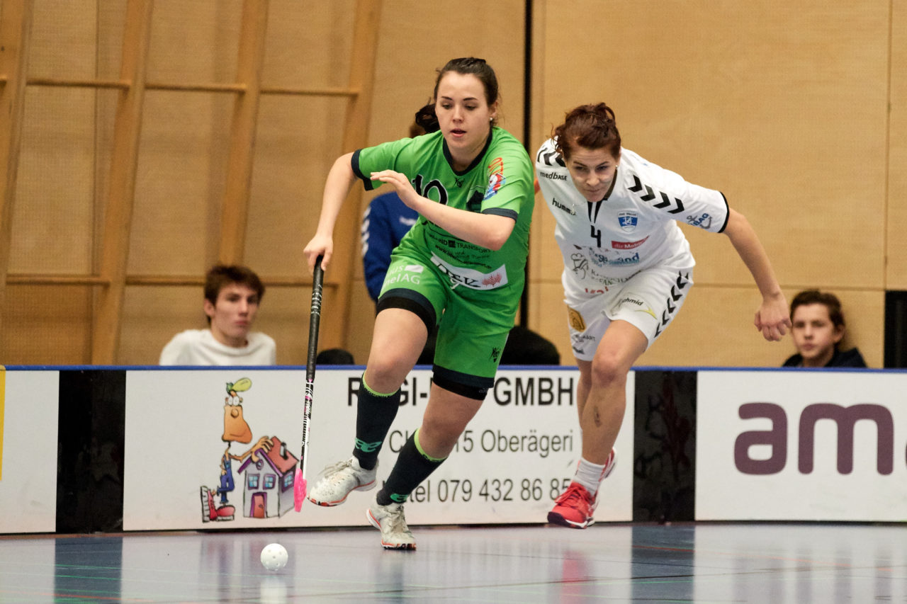 Zug United Damen NLA 
Zug United - Unihockey Berner Oberland 
Resultat 1 : 6 am 7. Januar 2018 in der Sporthalle  Hofmatt in Oberägeri 
Bild: Michael Peter