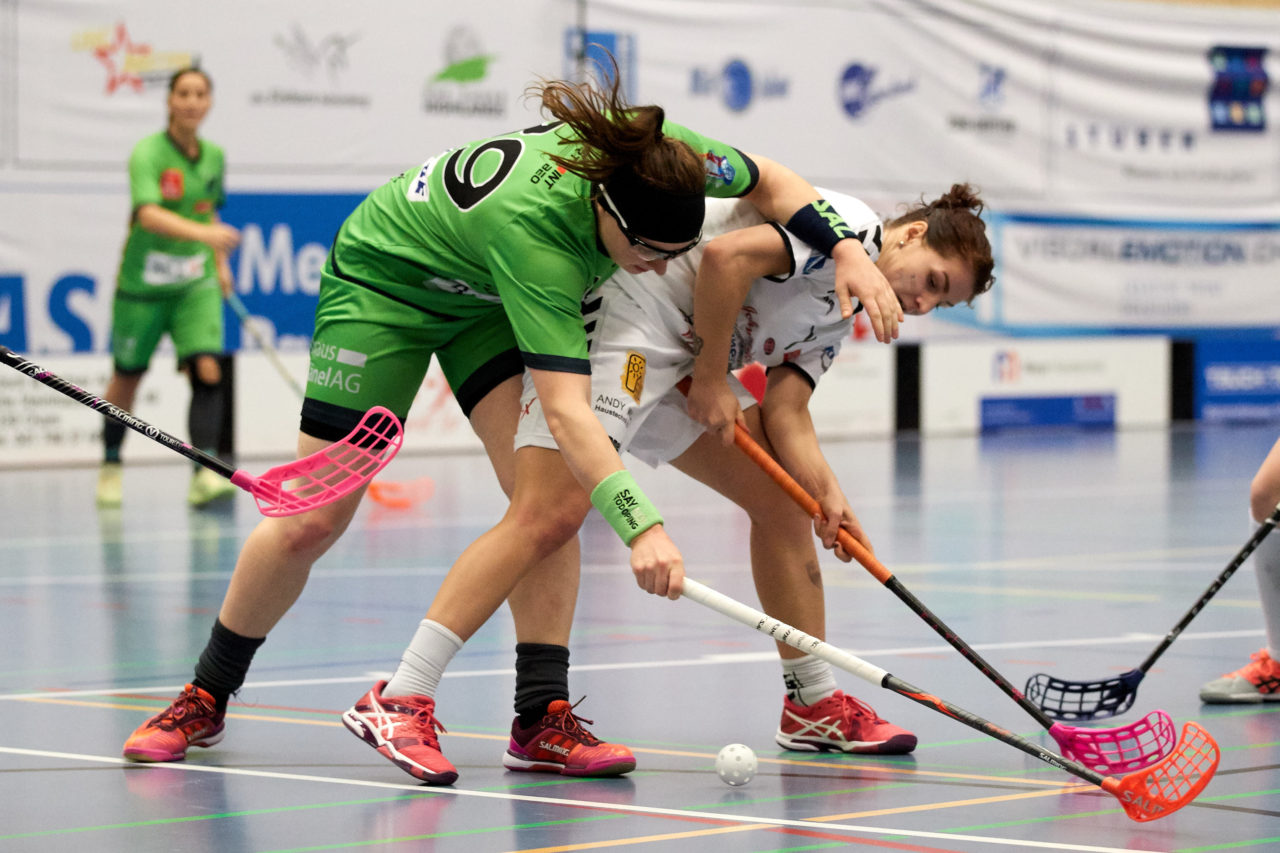 Zug United Damen NLA 
Zug United - Unihockey Berner Oberland 
Resultat 1 : 6 am 7. Januar 2018 in der Sporthalle  Hofmatt in Oberägeri 
Bild: Michael Peter