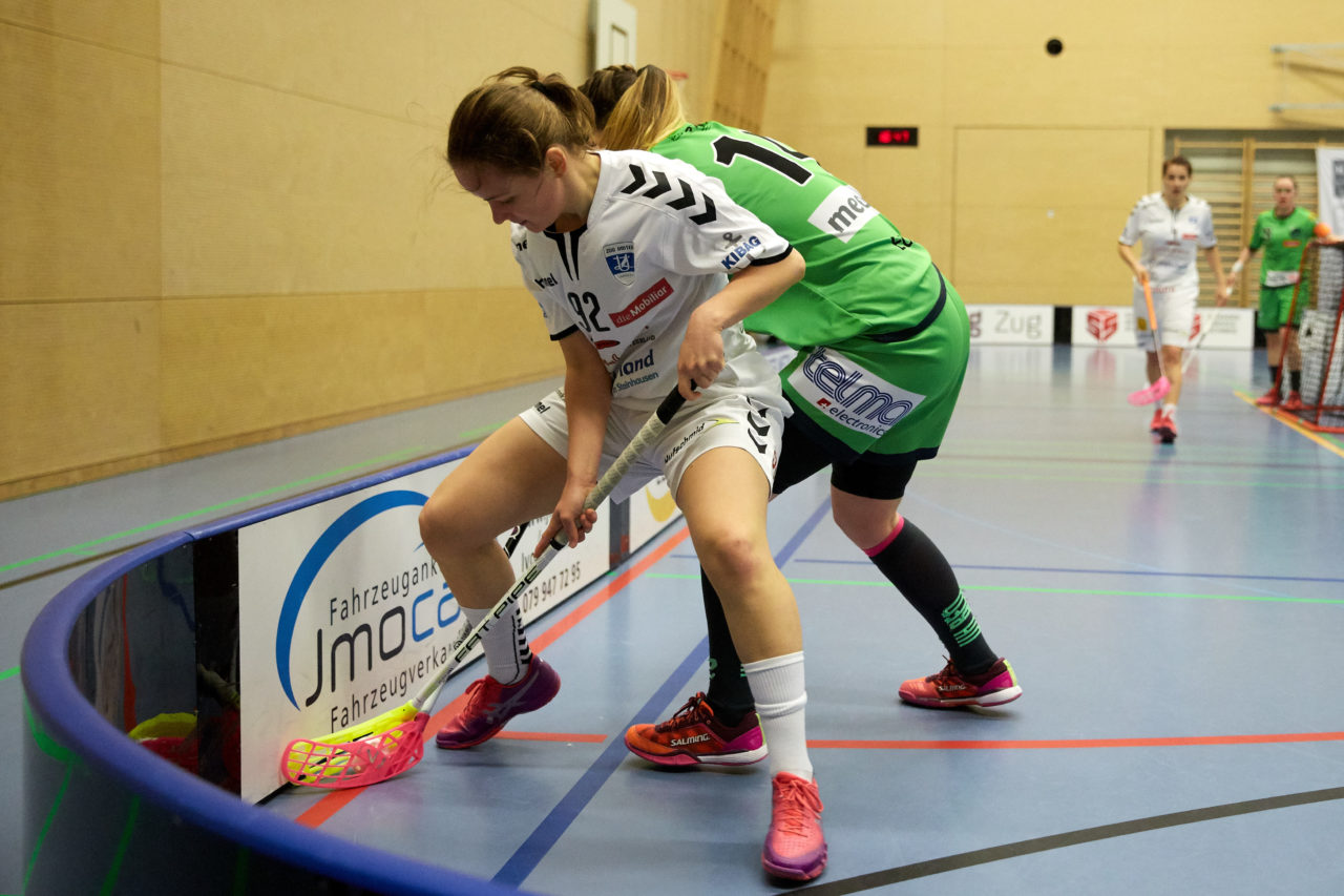 Zug United Damen NLA 
Zug United - Unihockey Berner Oberland 
Resultat 1 : 6 am 7. Januar 2018 in der Sporthalle  Hofmatt in Oberägeri 
Bild: Michael Peter