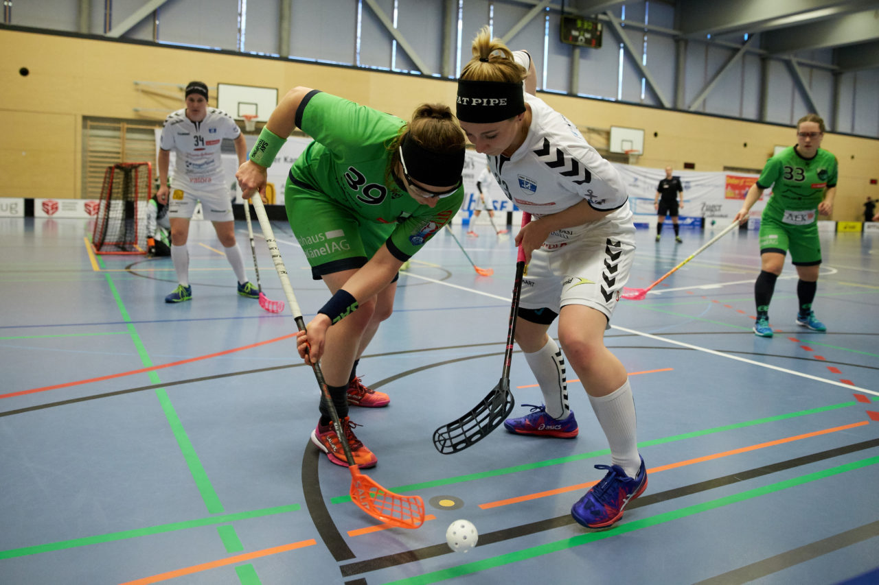 Zug United Damen NLA 
Zug United - Unihockey Berner Oberland 
Resultat 1 : 6 am 7. Januar 2018 in der Sporthalle  Hofmatt in Oberägeri 
Bild: Michael Peter