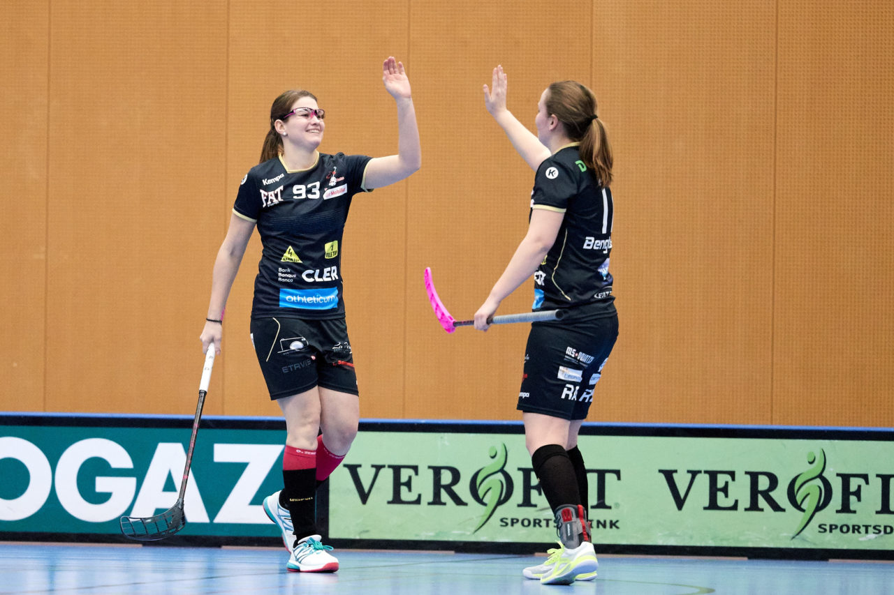 Zug United Damen NLA
Zug United - Red Ants Rychenberg Winterthur 
Resultat 1 : 11 am 20. Januar 2018 in der Sporthalle  Schönenbühl in Unterägeri 
Bild: Michael Peter