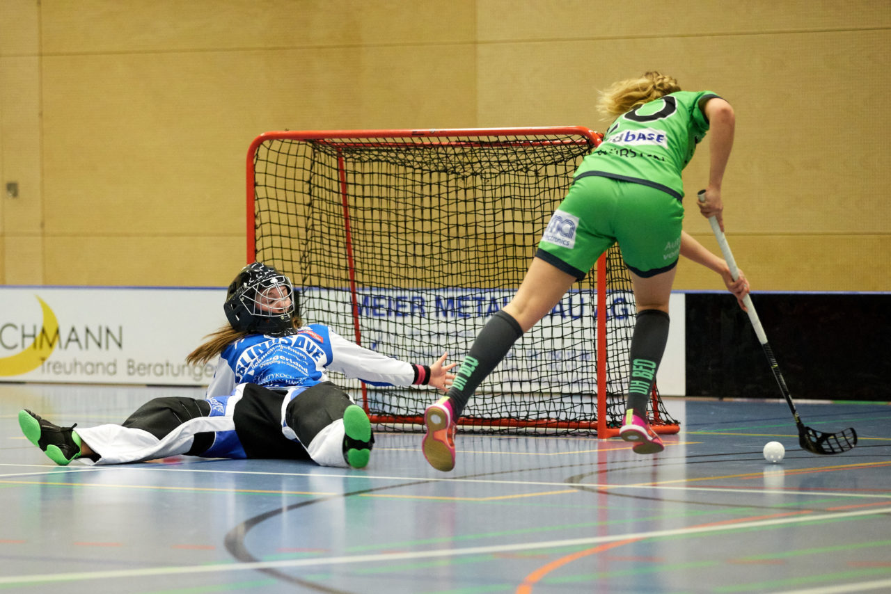 Zug United Damen NLA 
Zug United - Unihockey Berner Oberland 
Resultat 1 : 6 am 7. Januar 2018 in der Sporthalle  Hofmatt in Oberägeri 
Bild: Michael Peter