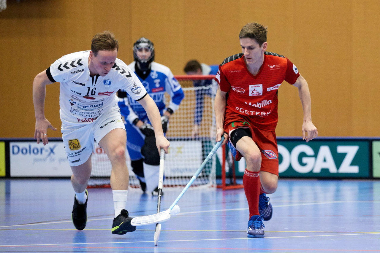Zug United Herren NLA
Zug United - UHC Thun 
Resultat 8 : 4 am 20. Januar 2018 in der Sporthalle  Schönenbühl in Unterägeri 
Bild: Michael Peter