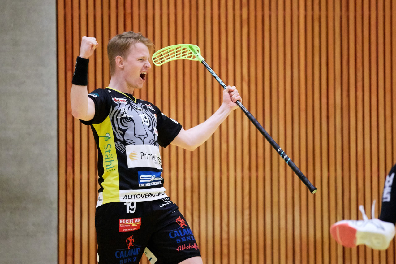 Zug United Herren NLA
Zug United - Unihockey Tigers Langnau 
Resultat 8 : 11 am 6. Januar 2018 in der Sporthalle in Zug 
Bild: Michael Peter