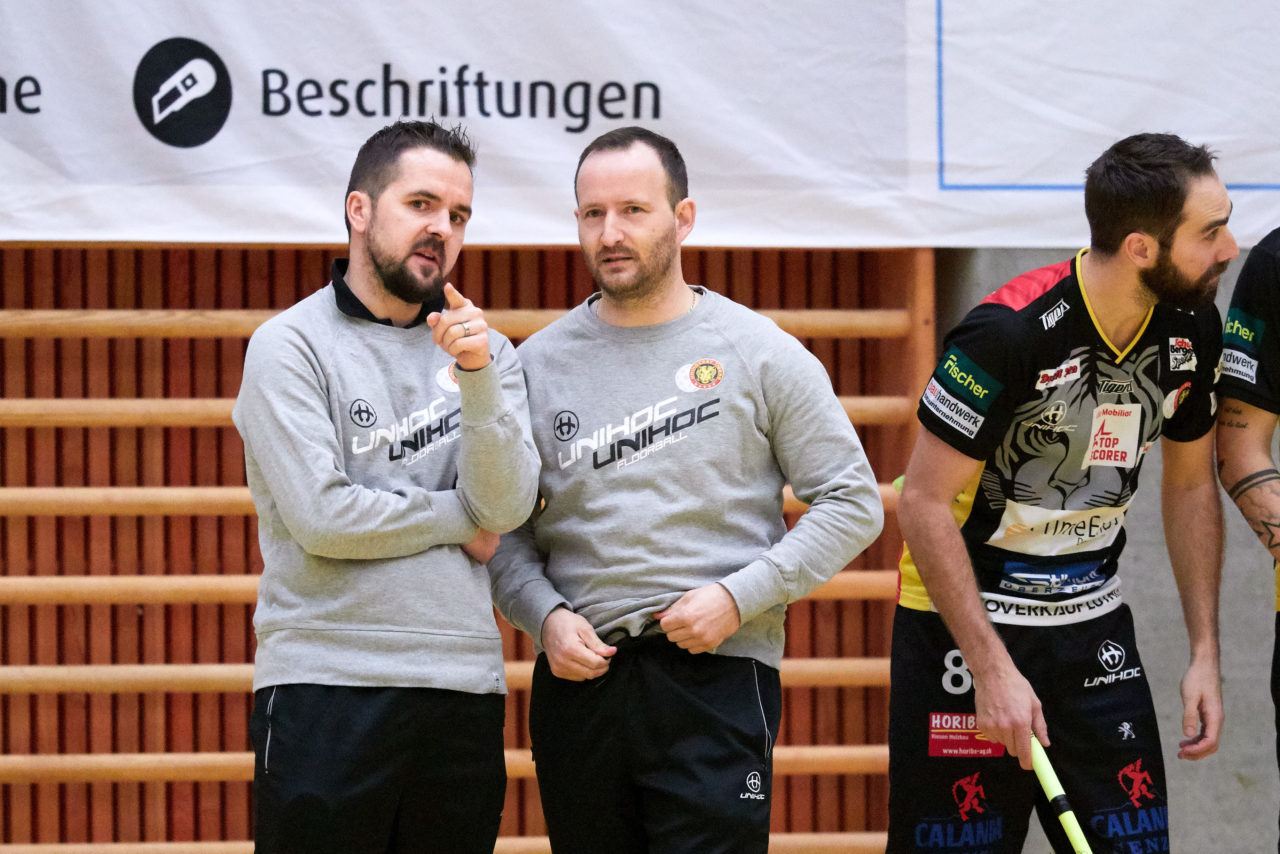 Zug United Herren NLA
Zug United - Unihockey Tigers Langnau 
Resultat 8 : 11 am 6. Januar 2018 in der Sporthalle in Zug 
Bild: Michael Peter