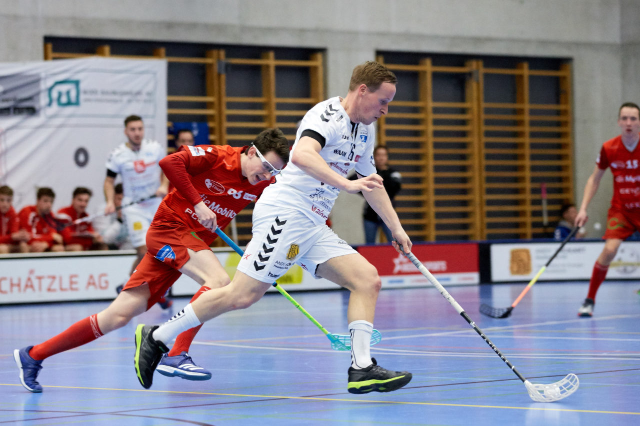 Zug United Herren NLA
Zug United - UHC Thun 
Resultat 8 : 4 am 20. Januar 2018 in der Sporthalle  Schönenbühl in Unterägeri 
Bild: Michael Peter