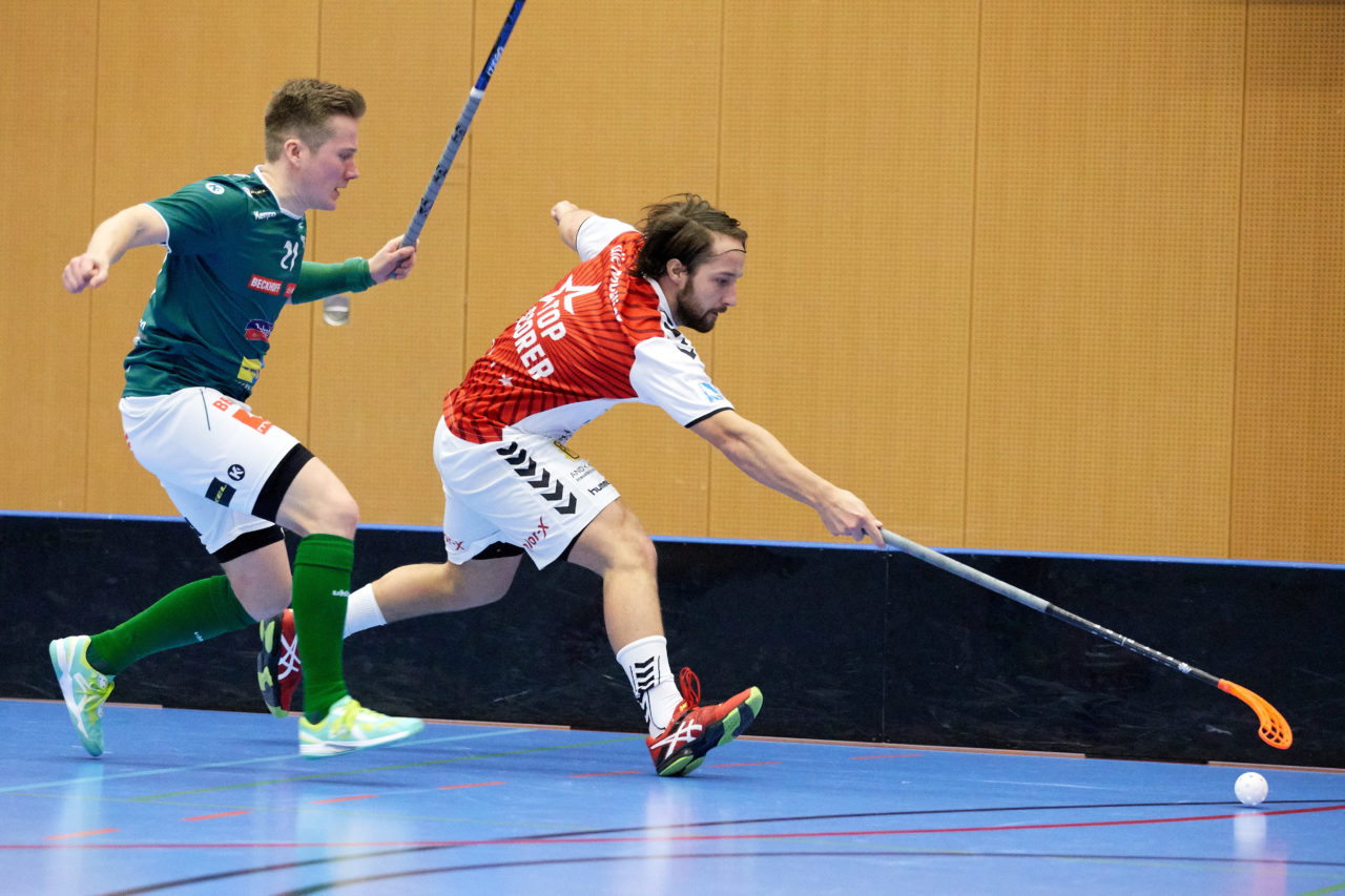 Zug United Herren NLA
Zug United - SV Wiler-Ersigen 
Resultat 4 : 6 am 14. Januar 2018 in der Sporthalle  Schönenbühl in Unterägeri 
Bild: Michael Peter