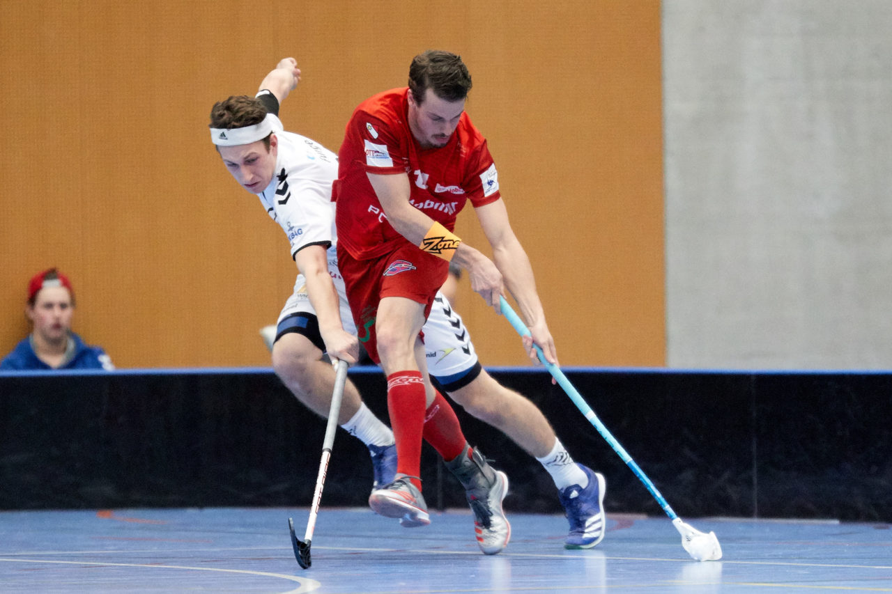 Zug United Herren NLA
Zug United - UHC Thun 
Resultat 8 : 4 am 20. Januar 2018 in der Sporthalle  Schönenbühl in Unterägeri 
Bild: Michael Peter