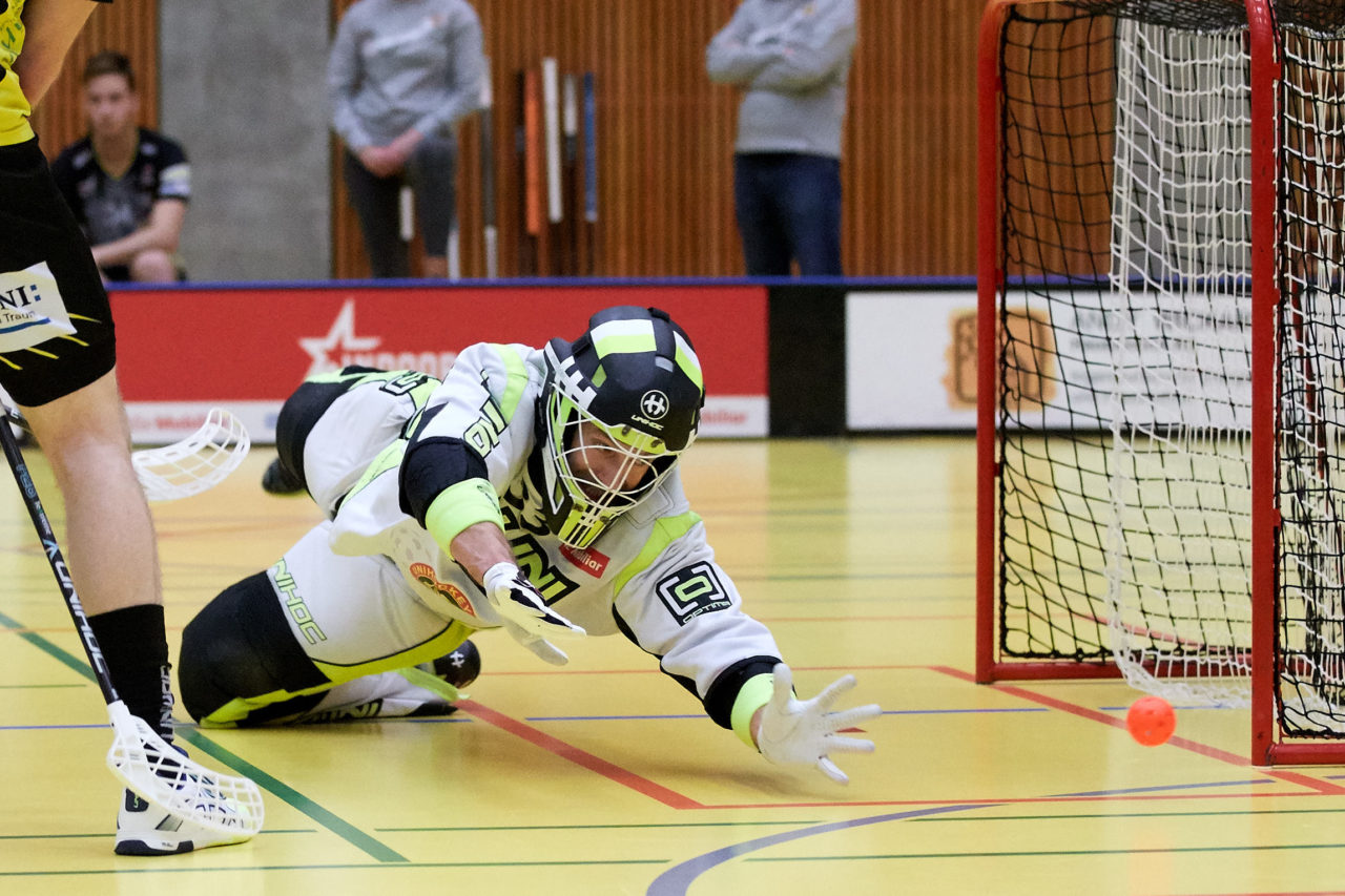 Zug United Herren NLA
Zug United - Unihockey Tigers Langnau 
Resultat 8 : 11 am 6. Januar 2018 in der Sporthalle in Zug 
Bild: Michael Peter