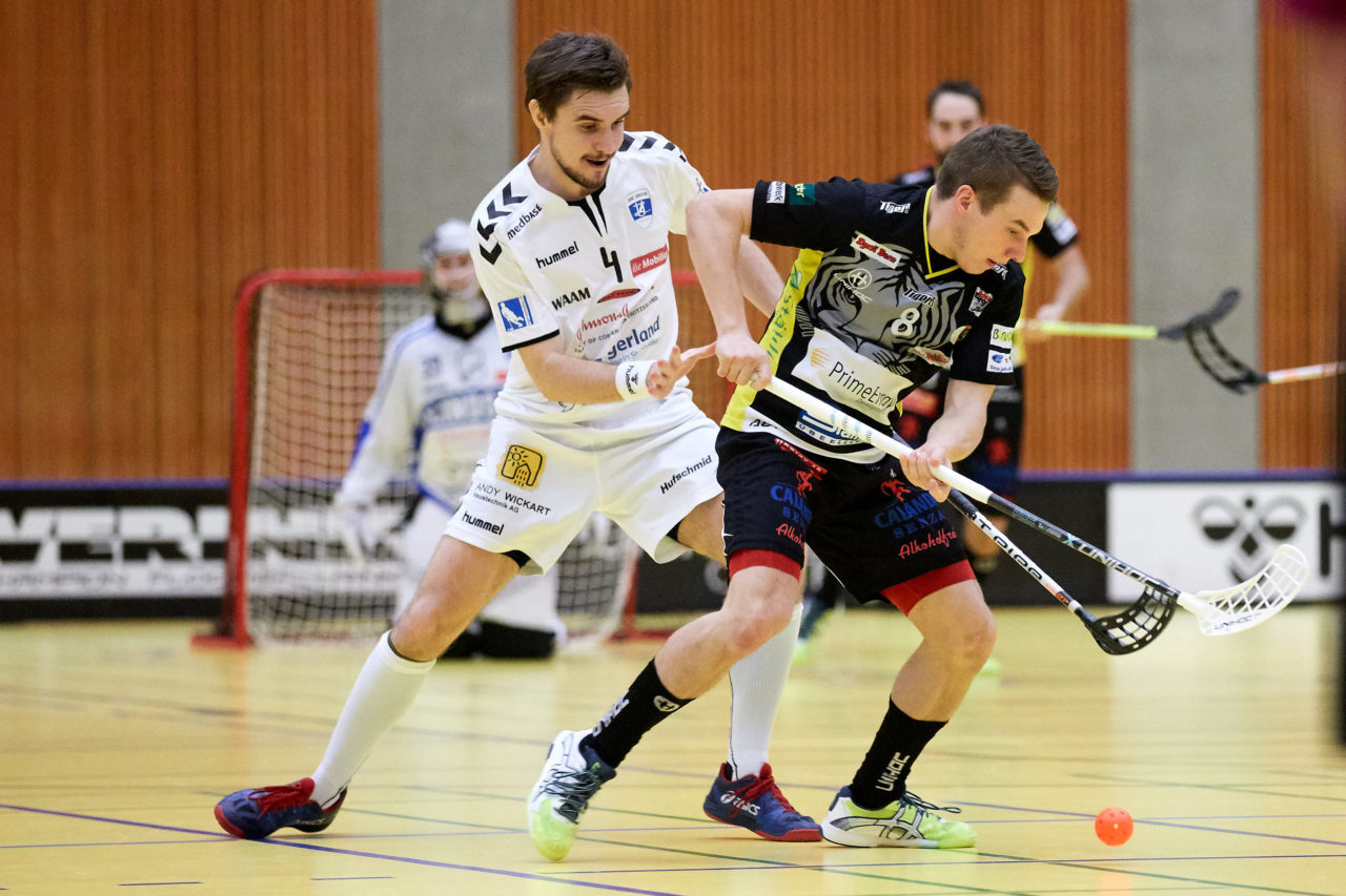 Zug United Herren NLA
Zug United - Unihockey Tigers Langnau 
Resultat 8 : 11 am 6. Januar 2018 in der Sporthalle in Zug 
Bild: Michael Peter