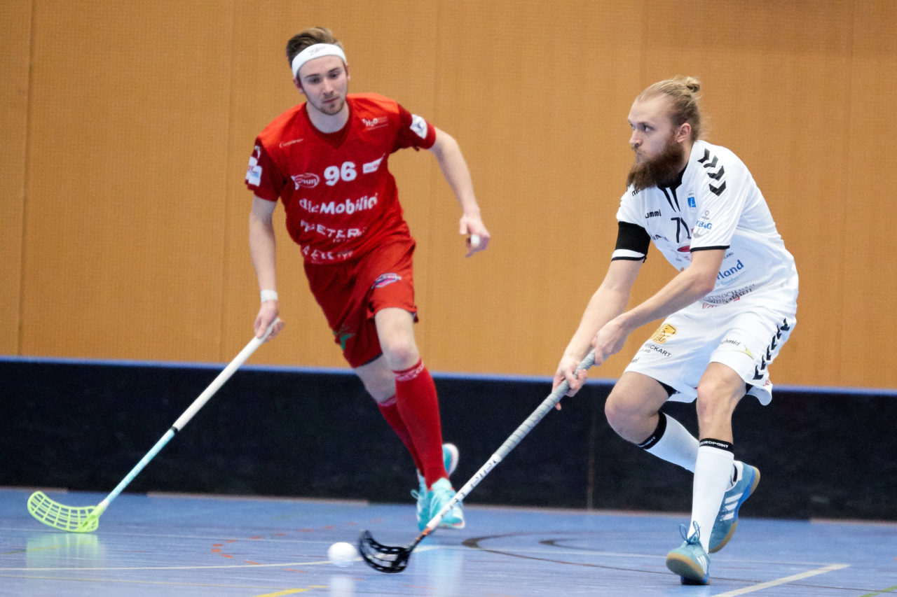 Zug United Herren NLA
Zug United - UHC Thun 
Resultat 8 : 4 am 20. Januar 2018 in der Sporthalle  Schönenbühl in Unterägeri 
Bild: Michael Peter