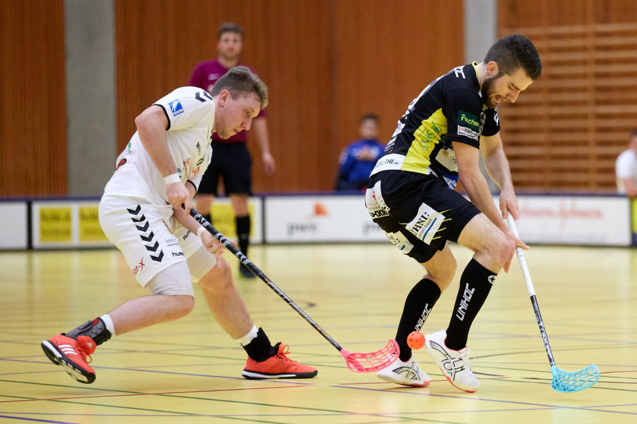 Zug United Herren NLA
Zug United - Unihockey Tigers Langnau 
Resultat 8 : 11 am 6. Januar 2018 in der Sporthalle in Zug 
Bild: Michael Peter