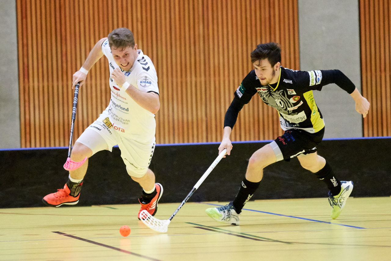 Zug United Herren NLA
Zug United - Unihockey Tigers Langnau 
Resultat 8 : 11 am 6. Januar 2018 in der Sporthalle in Zug 
Bild: Michael Peter