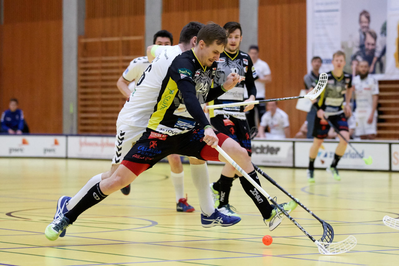 Zug United Herren NLA
Zug United - Unihockey Tigers Langnau 
Resultat 8 : 11 am 6. Januar 2018 in der Sporthalle in Zug 
Bild: Michael Peter