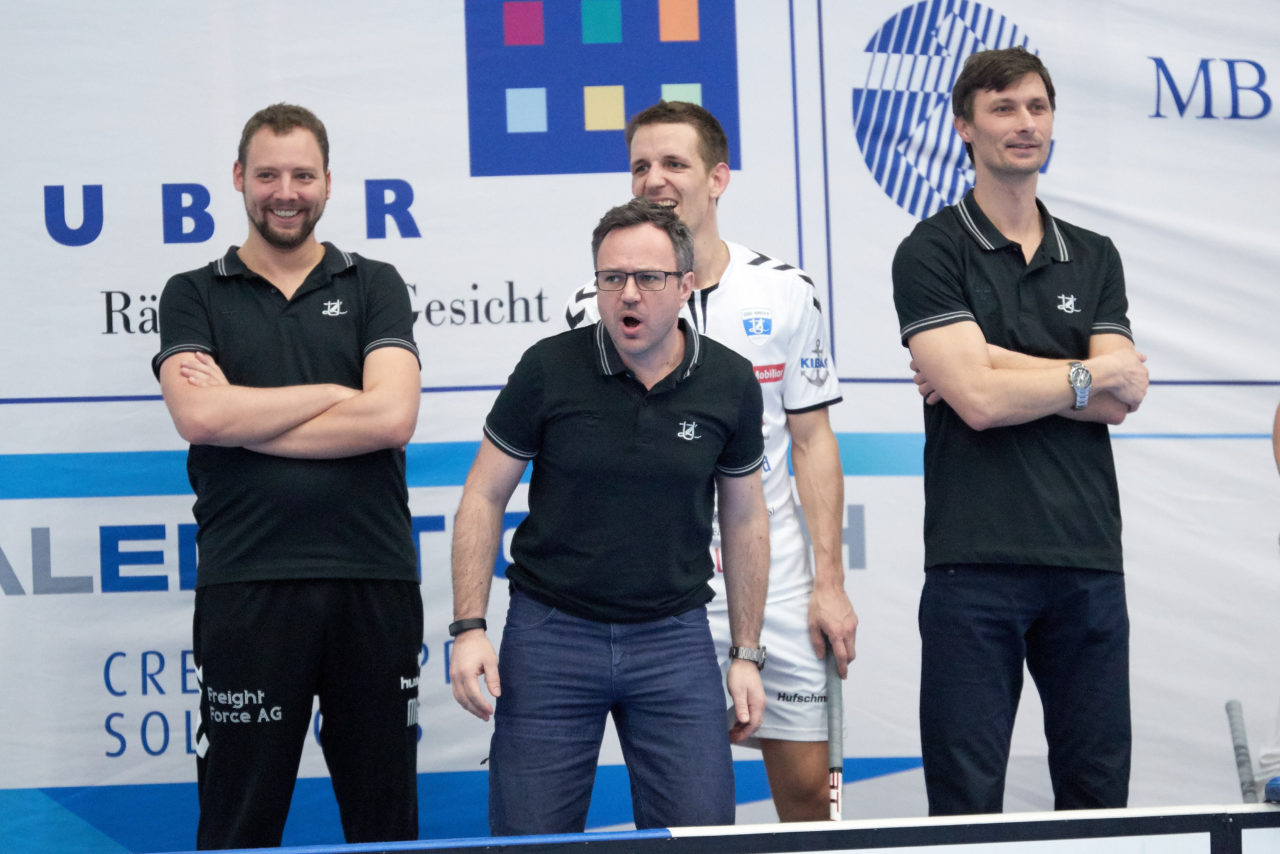 Zug United Herren NLA
Zug United - UHC Thun 
Resultat 8 : 4 am 20. Januar 2018 in der Sporthalle  Schönenbühl in Unterägeri 
Bild: Michael Peter