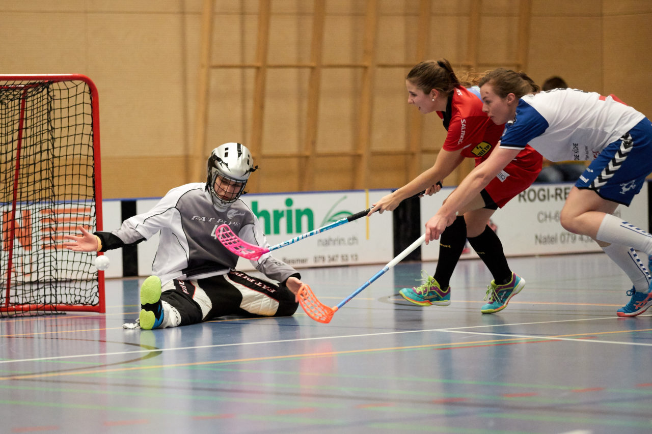 UHC Zugerland - Red Ants Rychenberg Winterthur 
Resultat 3 : 7 am 7. Januar 2018 in der Sporthalle  Hofmatt in Oberägeri 
Bild: Michael Peter