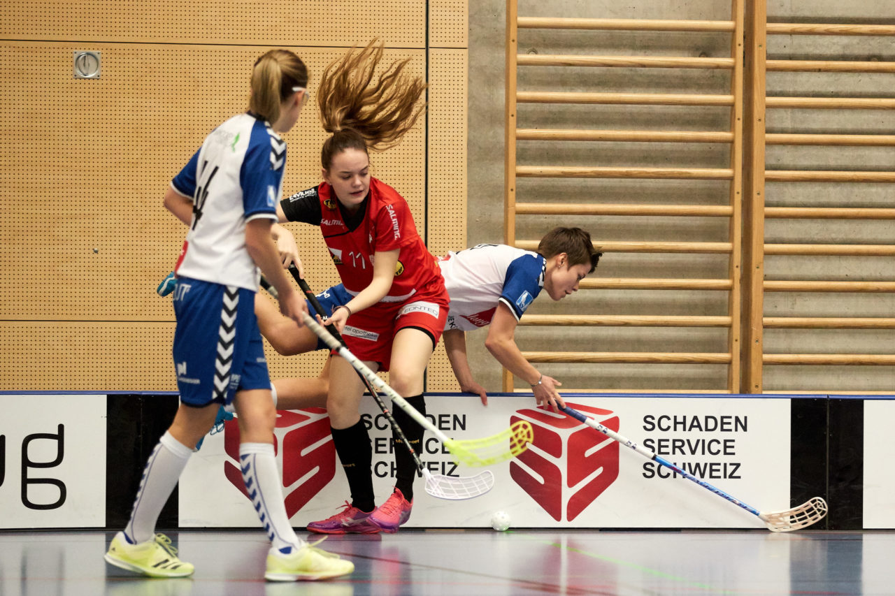 UHC Zugerland - Red Ants Rychenberg Winterthur 
Resultat 3 : 7 am 7. Januar 2018 in der Sporthalle  Hofmatt in Oberägeri 
Bild: Michael Peter