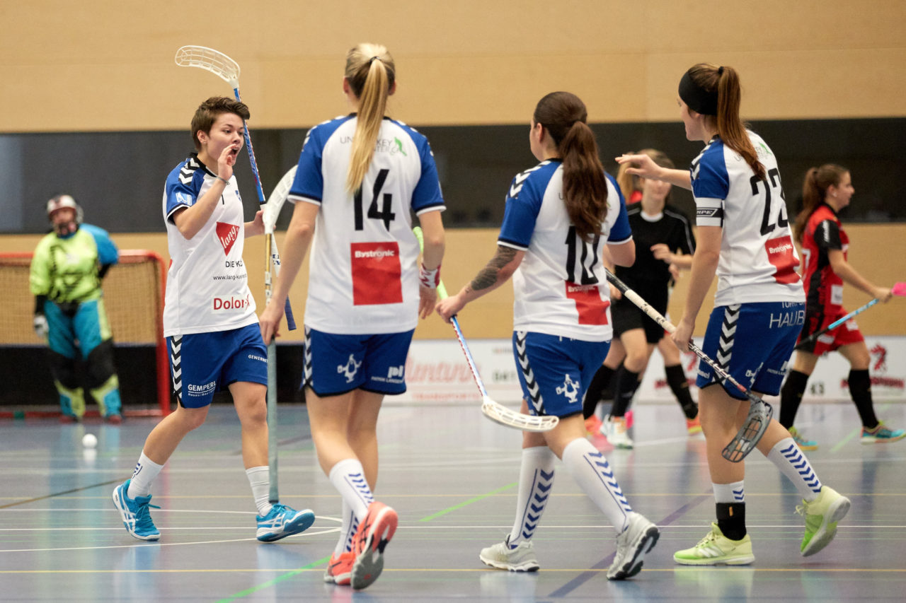 UHC Zugerland - Red Ants Rychenberg Winterthur 
Resultat 3 : 7 am 7. Januar 2018 in der Sporthalle  Hofmatt in Oberägeri 
Bild: Michael Peter