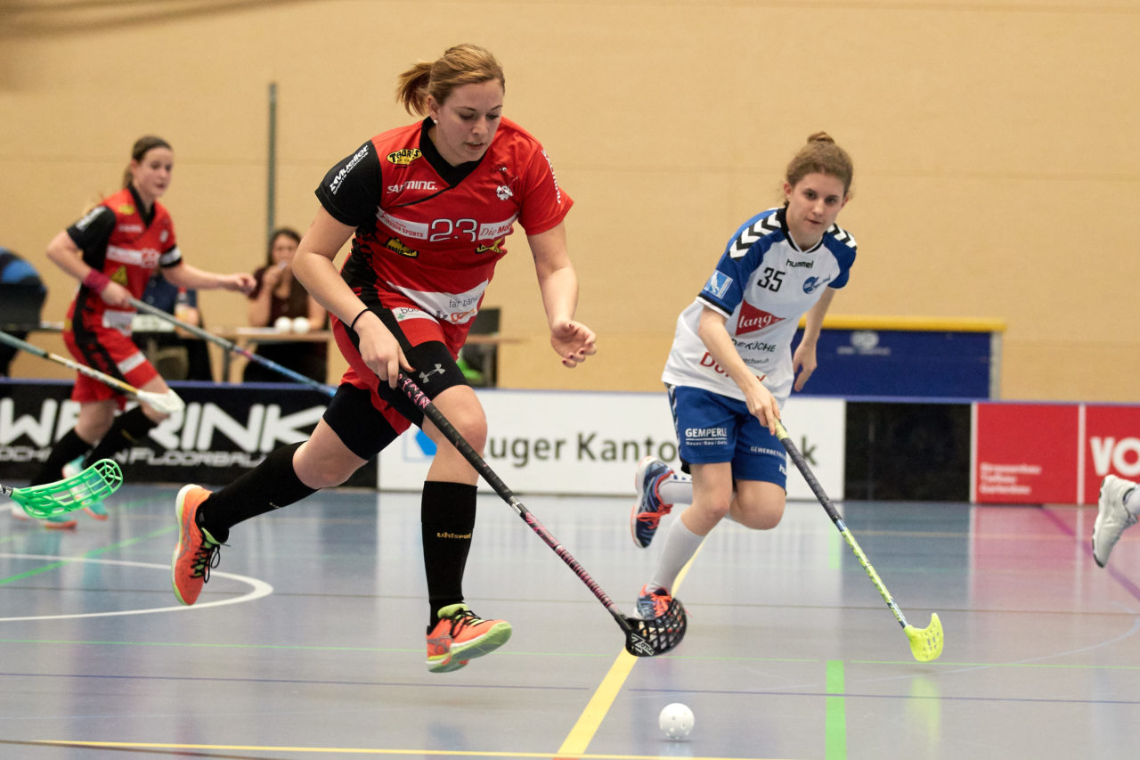 UHC Zugerland - Red Ants Rychenberg Winterthur 
Resultat 3 : 7 am 7. Januar 2018 in der Sporthalle  Hofmatt in Oberägeri 
Bild: Michael Peter