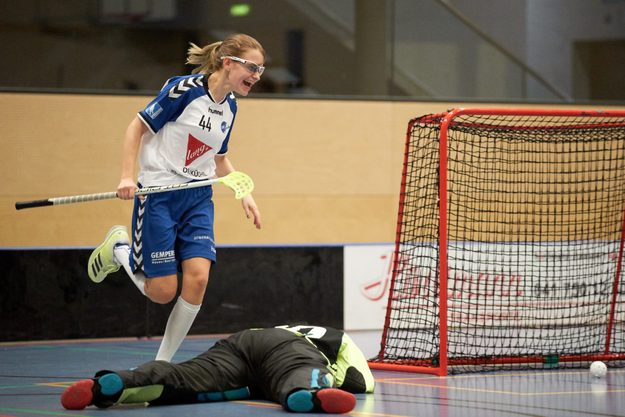 UHC Zugerland - Red Ants Rychenberg Winterthur 
Resultat 3 : 7 am 7. Januar 2018 in der Sporthalle  Hofmatt in Oberägeri 
Bild: Michael Peter
