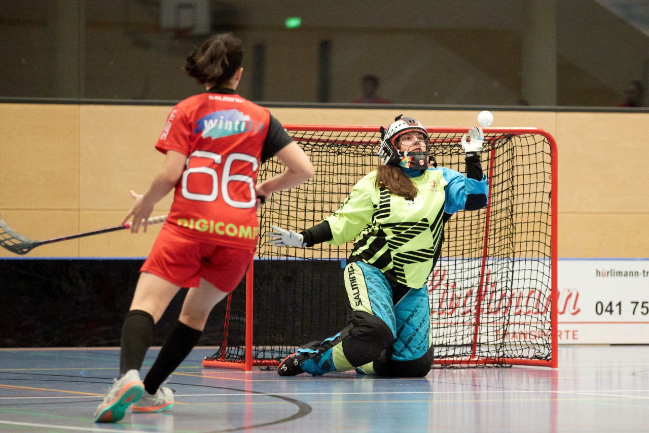UHC Zugerland - Red Ants Rychenberg Winterthur 
Resultat 3 : 7 am 7. Januar 2018 in der Sporthalle  Hofmatt in Oberägeri 
Bild: Michael Peter