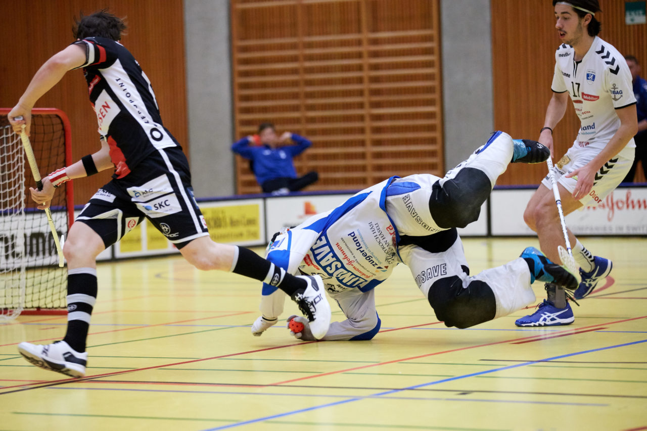 Zug United Herren NLA
Zug United - Chur Unihockey
Resultat 11 : 8 am 18. Februar 2018 in der Sporthalle in Zug 
Bild: Michael Peter