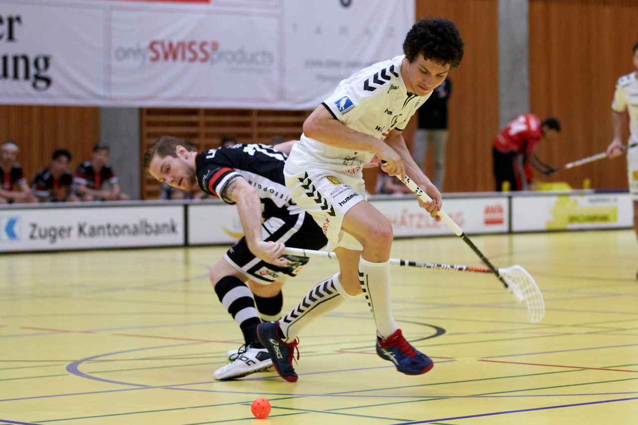 Zug United Herren NLA
Zug United - Chur Unihockey
Resultat 11 : 8 am 18. Februar 2018 in der Sporthalle in Zug 
Bild: Michael Peter