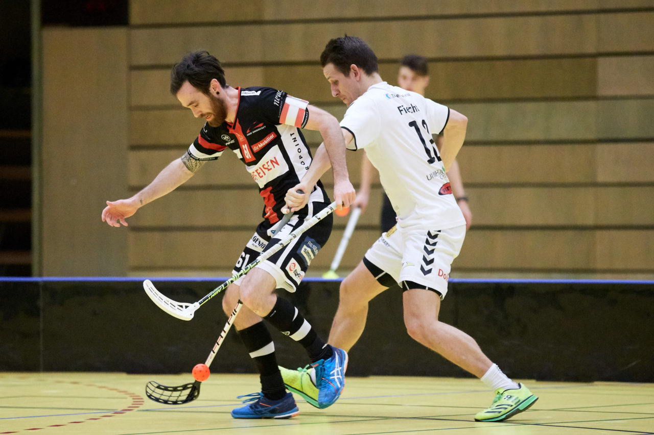 Zug United Herren NLA
Zug United - Chur Unihockey
Resultat 11 : 8 am 18. Februar 2018 in der Sporthalle in Zug 
Bild: Michael Peter