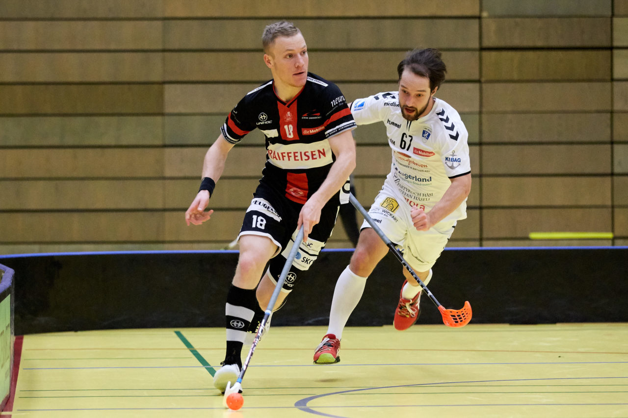 Zug United Herren NLA
Zug United - Chur Unihockey
Resultat 11 : 8 am 18. Februar 2018 in der Sporthalle in Zug 
Bild: Michael Peter
