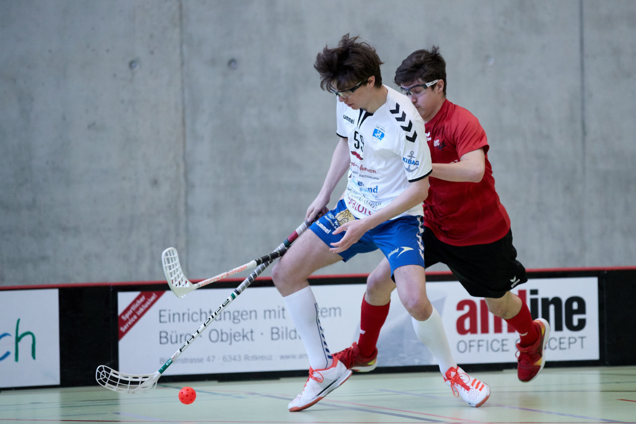 Junioren U16A Zug United - UHC Alligator Malans 
Resultat 10 : 8 am 11. Februar 2018 in der Sporthalle Dorfmatt in Rotkreuz 
Bild: Michael Peter