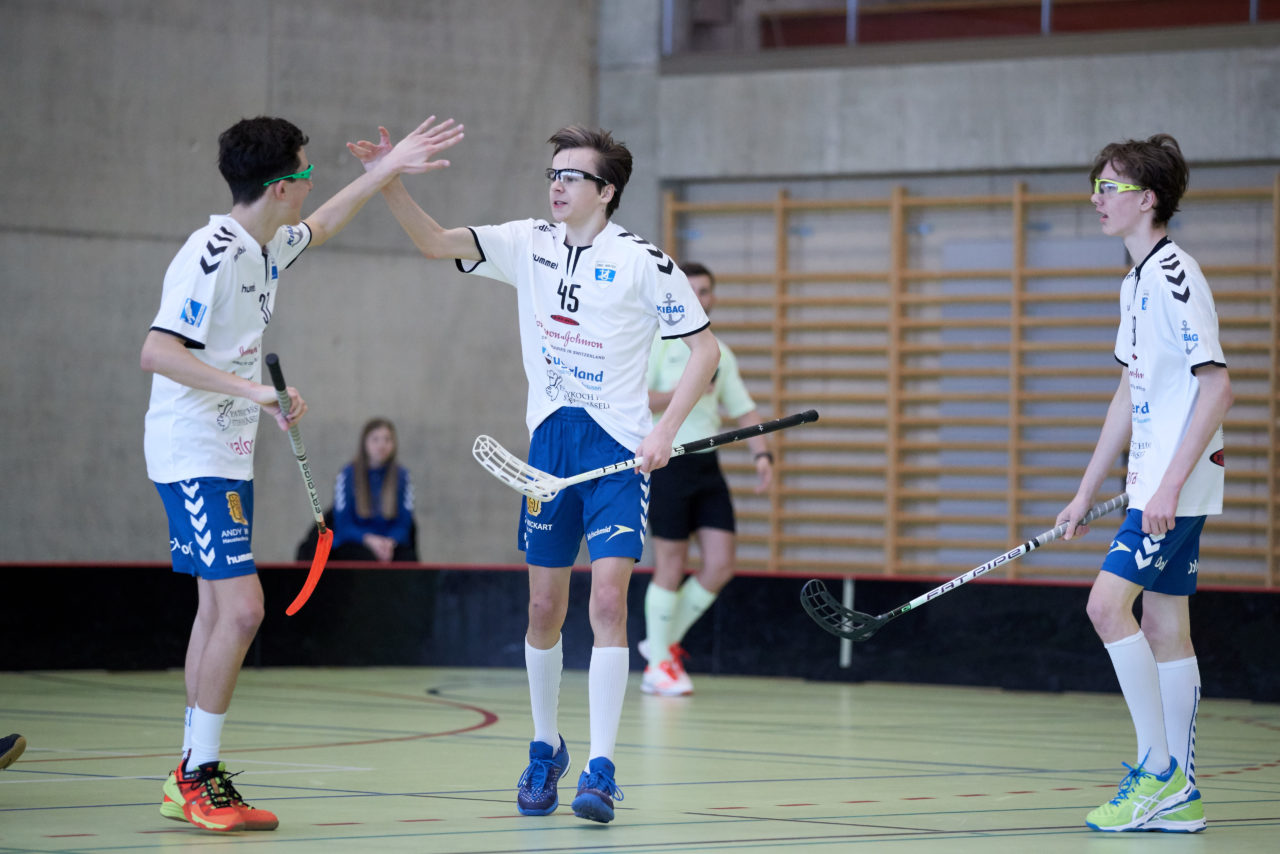 Junioren U16A Zug United - UHC Alligator Malans 
Resultat 10 : 8 am 11. Februar 2018 in der Sporthalle Dorfmatt in Rotkreuz 
Bild: Michael Peter
