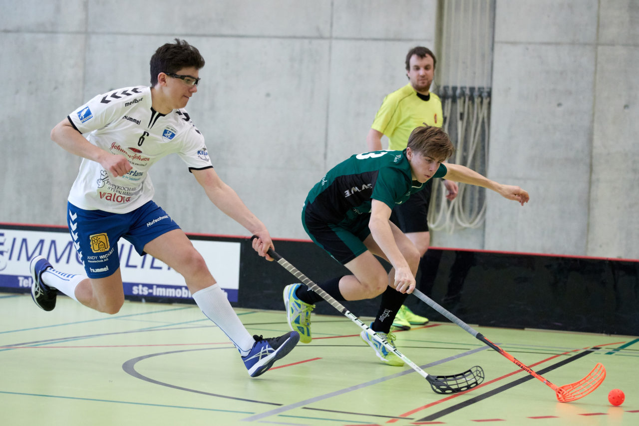 Junioren U18A Zug United - SV Wiler-Ersigen 
Resultat 2 : 12 am 10. Februar 2018 in der Sporthalle Dorfmatt in Rotkreuz 
Bild: Michael Peter