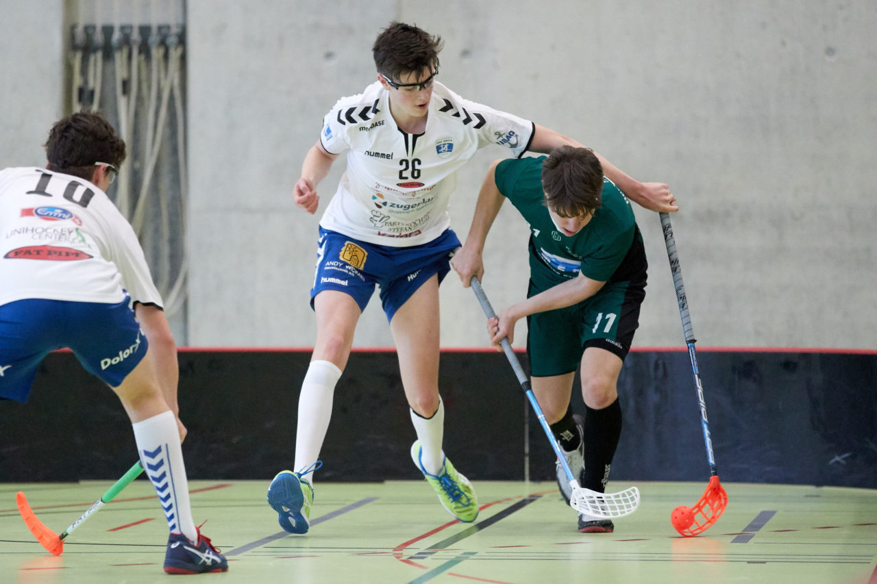 Junioren U18A Zug United - SV Wiler-Ersigen 
Resultat 2 : 12 am 10. Februar 2018 in der Sporthalle Dorfmatt in Rotkreuz 
Bild: Michael Peter