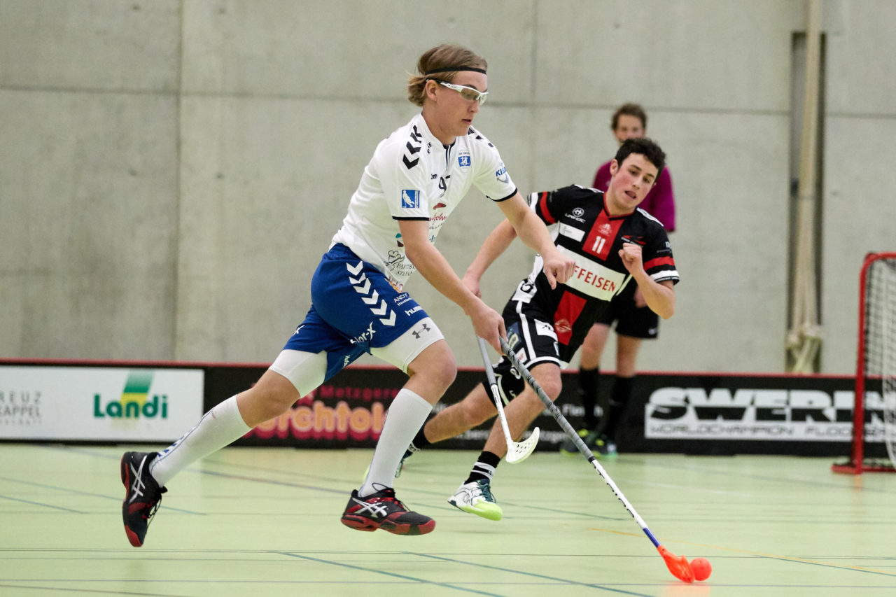 Junioren U21A Zug United - Chur Unihockey 
Resultat 11 : 3 am 10. Februar 2018 in der Sporthalle Dorfmatt in Rotkreuz 
Bild: Michael Peter
