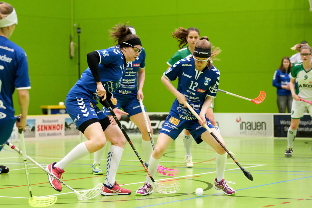 Zug United  Damen NLA
Playouts 5. Spiel 
UHC Waldkirch St.Gallen - Zug United 
Resultat 2 : 3  am 18. März 2018 in der Sporthalle Tal der Demut in St.Gallen 
Bild: Michael Peter