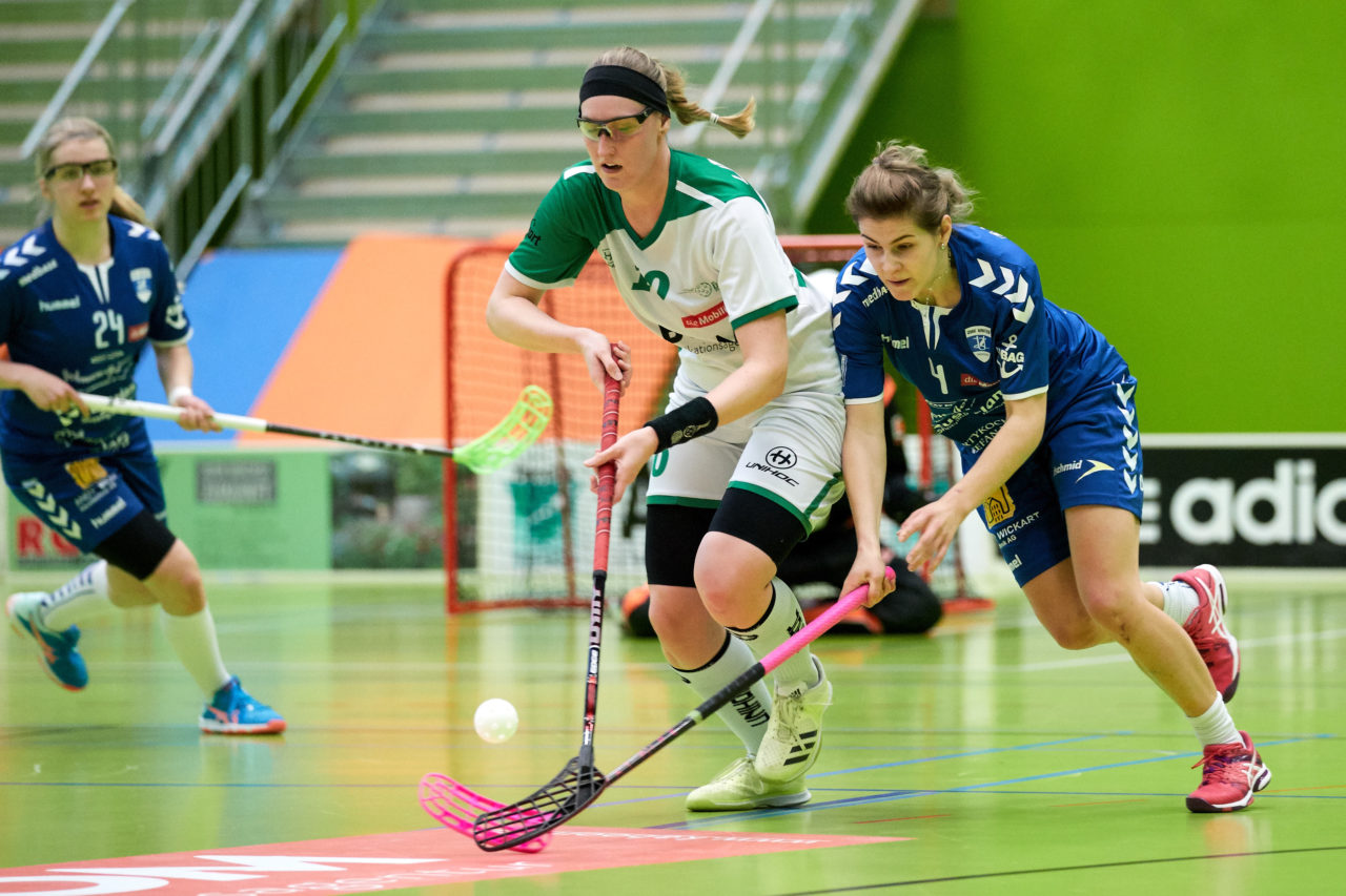 Zug United  Damen NLA
Playouts 5. Spiel 
UHC Waldkirch St.Gallen - Zug United 
Resultat 2 : 3  am 18. März 2018 in der Sporthalle Tal der Demut in St.Gallen 
Bild: Michael Peter