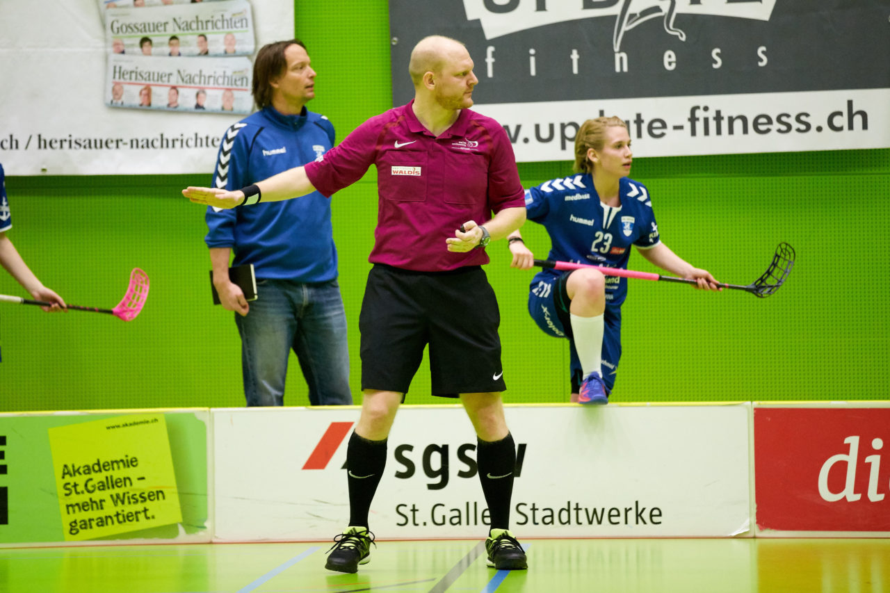 Zug United  Damen NLA
Playouts 5. Spiel 
UHC Waldkirch St.Gallen - Zug United 
Resultat 2 : 3  am 18. März 2018 in der Sporthalle Tal der Demut in St.Gallen 
Bild: Michael Peter