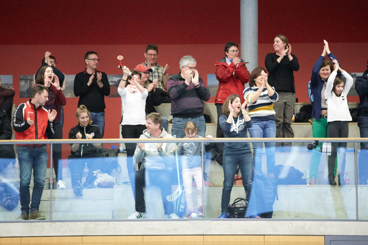 Juniorinnen U21B Aufstiegsspiele 3. Spiel Zug United -  Unihockey Basel Regio 
Resultat 4 : 6 am  18. März 2018 in der Sporthalle Schönenbühl in Unterägeri 
Bild: Michael Peter