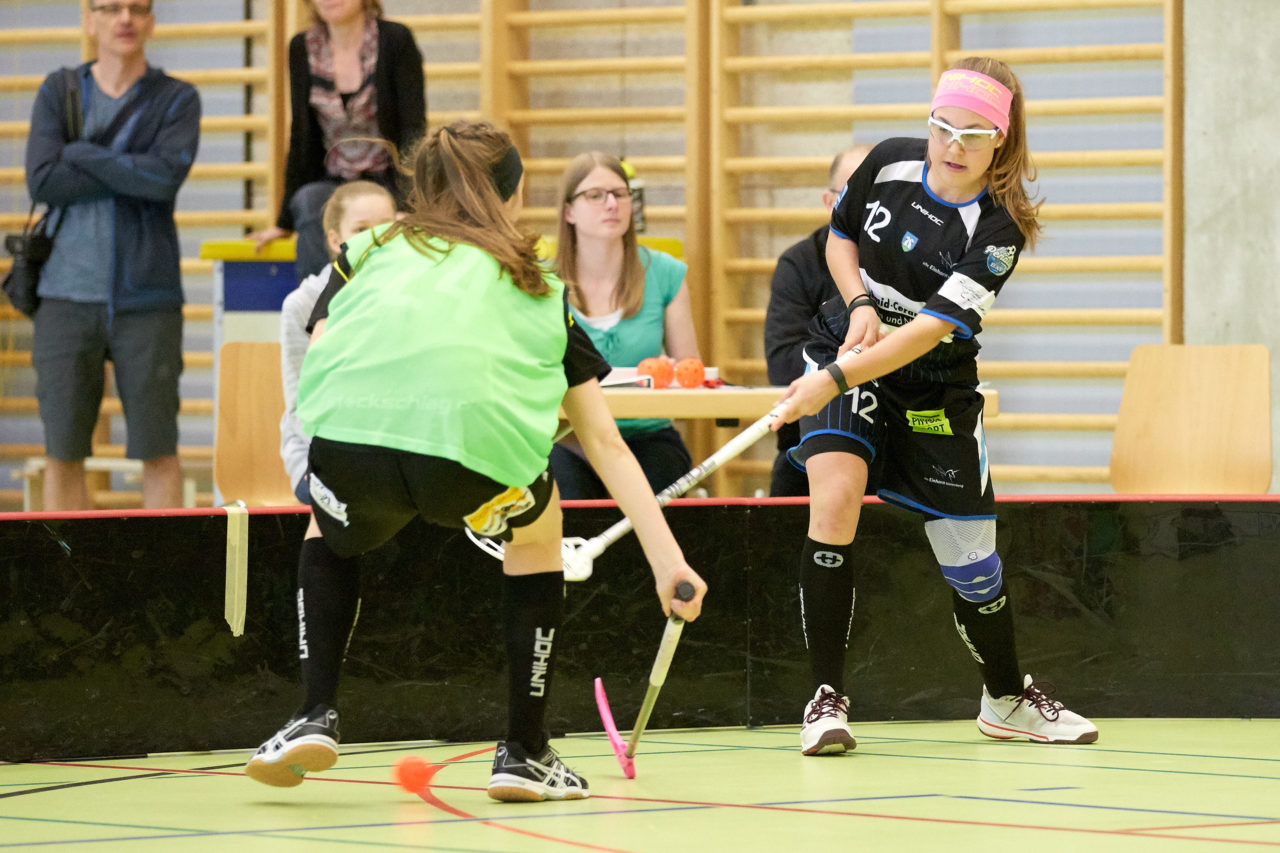 Schweizermeisterschaft 2018 der Juniorinnen B und C 
am 14. und 15. April  2018 in der Sporthalle Dorfmatt in Rotkreuz Der UHC Einhorn Hünenberg wird  in beiden Ligen Schweizermeister 
Bild: Michael Peter