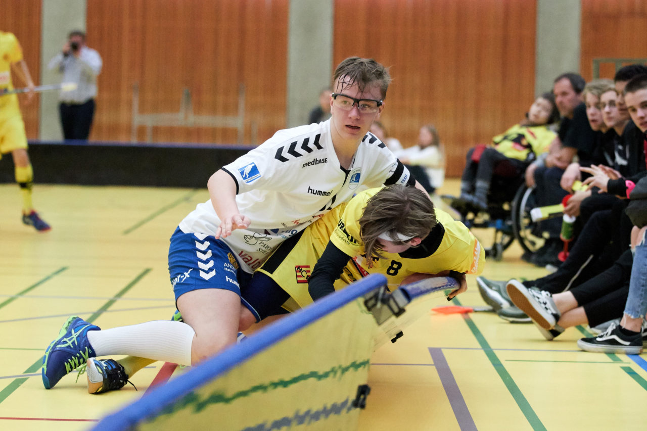 Junioren U16A 
Playoff Halbfinal 2. Spiel 
Zug United -  HC Rychenberg Winterthur 
Resultat 5 : 8 am  31. März 2018 in der Sporthalle Zug 
Bild: Michael Peter