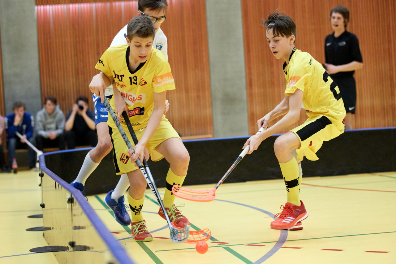 Junioren U16A 
Playoff Halbfinal 2. Spiel 
Zug United -  HC Rychenberg Winterthur 
Resultat 5 : 8 am  31. März 2018 in der Sporthalle Zug 
Bild: Michael Peter