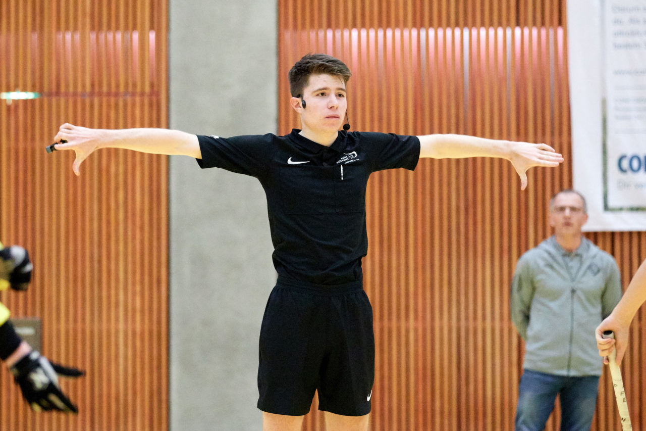 Junioren U16A 
Playoff Halbfinal 2. Spiel 
Zug United -  HC Rychenberg Winterthur 
Resultat 5 : 8 am  31. März 2018 in der Sporthalle Zug 
Bild: Michael Peter
