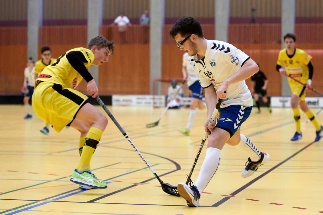 Junioren U16A 
Playoff Halbfinal 2. Spiel 
Zug United -  HC Rychenberg Winterthur 
Resultat 5 : 8 am  31. März 2018 in der Sporthalle Zug 
Bild: Michael Peter