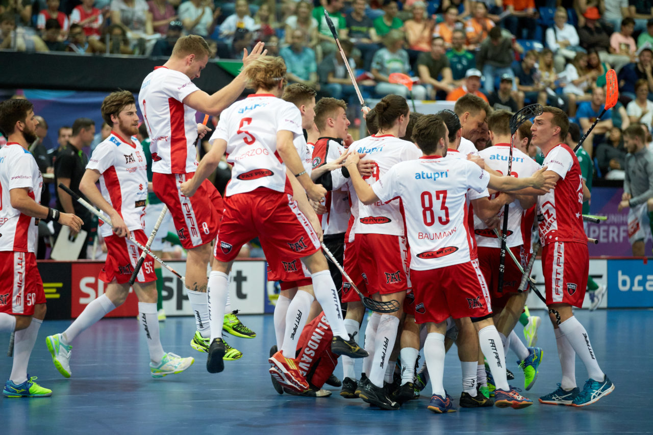 Herren NLA Superfinal 2017/18 
SV Wiler-Ersigen - Floorball Köniz 
Am 22. April 2018 in der SWISS  Arena in Kloten 
Foto: Michael Peter unihockey-fotos.ch