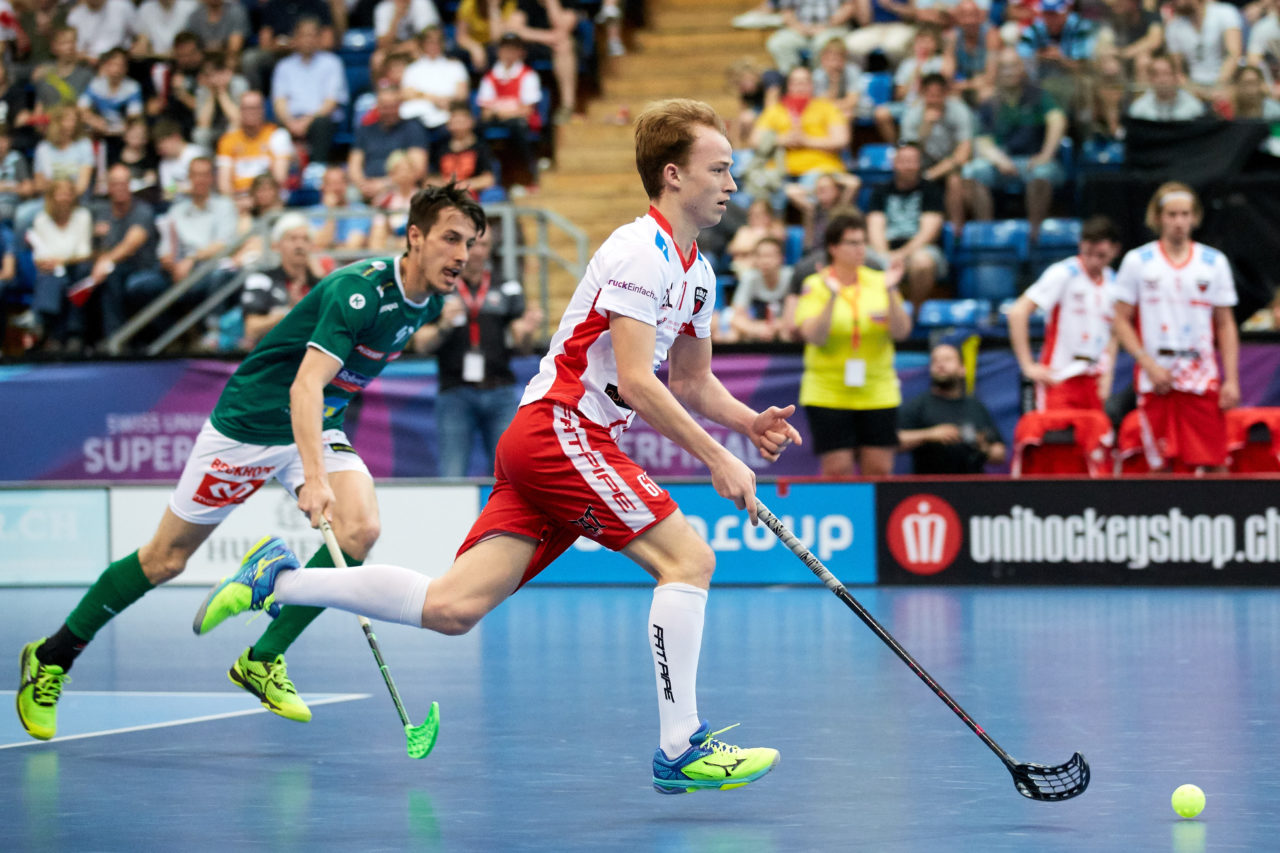 Herren NLA Superfinal 2017/18 
SV Wiler-Ersigen - Floorball Köniz 
Am 22. April 2018 in der SWISS  Arena in Kloten 
Foto: Michael Peter unihockey-fotos.ch