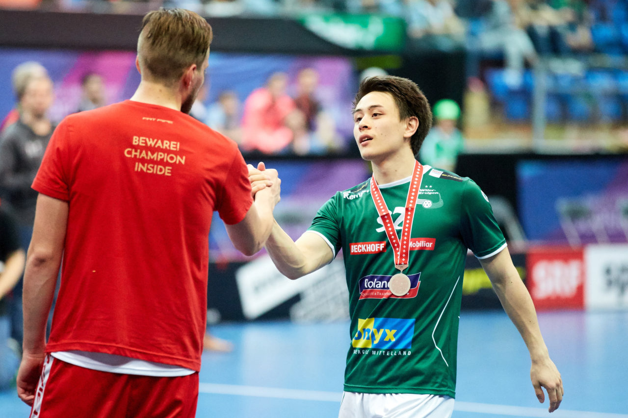 Herren NLA Superfinal 2017/18 
SV Wiler-Ersigen - Floorball Köniz 
Am 22. April 2018 in der SWISS  Arena in Kloten 
Foto: Michael Peter unihockey-fotos.ch