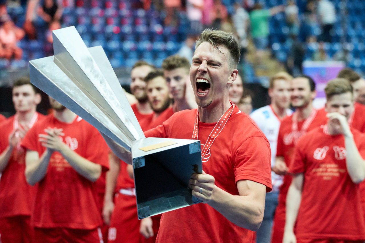 Herren NLA Superfinal 2017/18 
SV Wiler-Ersigen - Floorball Köniz 
Am 22. April 2018 in der SWISS  Arena in Kloten 
Foto: Michael Peter unihockey-fotos.ch